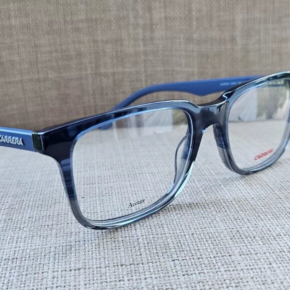 Carrera Men Glasses Frame Blue 5546/V IPR 145 52[]16 Eyeglasses Full Rim Frame - Picture 3 of 12
